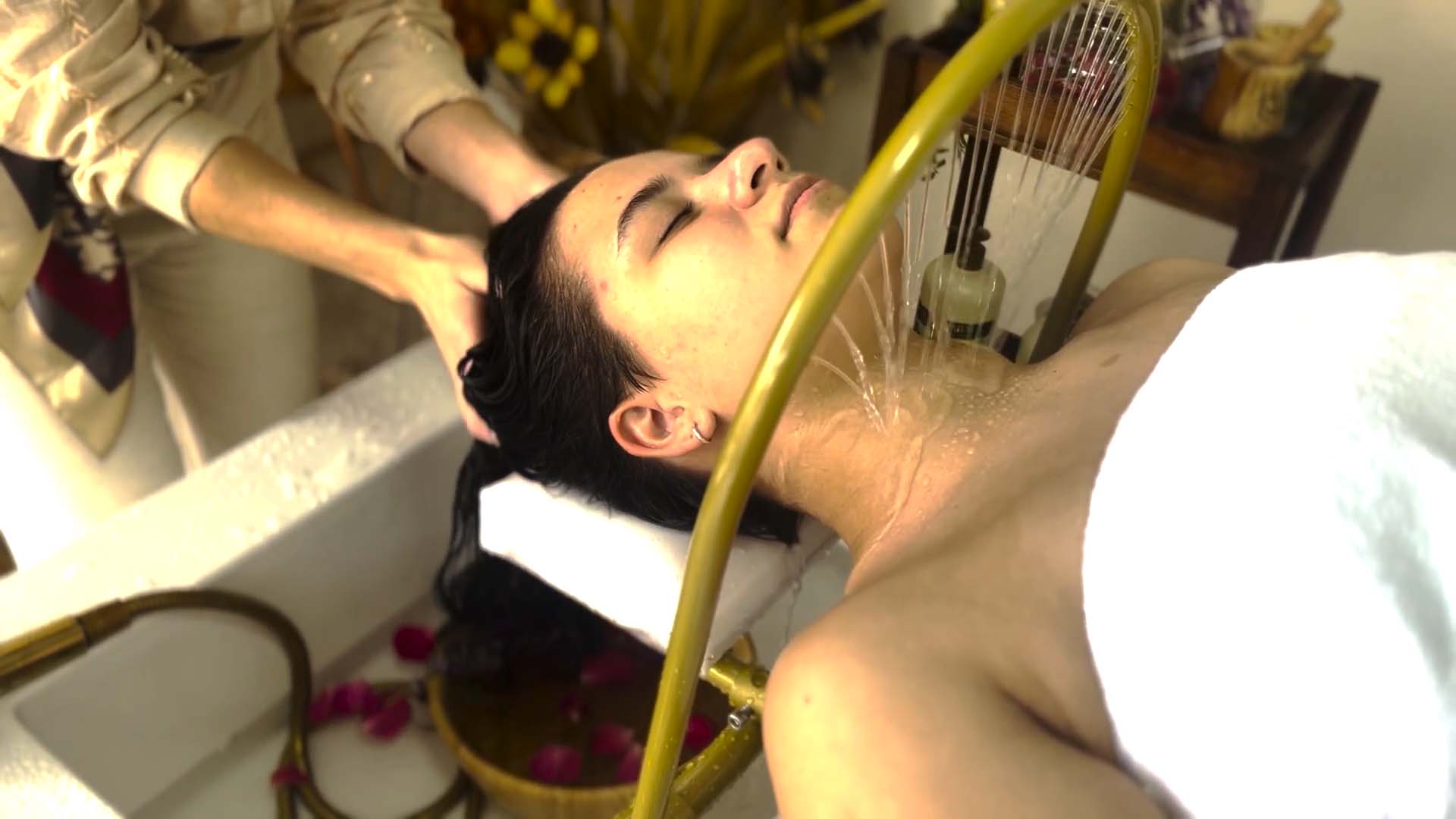 Momentos agradáveis no Head Spa do Hotel Itapemar em Ilhabela